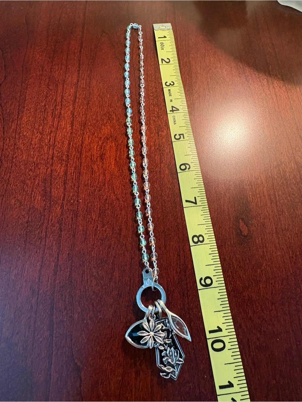 Air and Anchor Beaded Necklace with Four Interchangeable Charms Lot - Picture 11 of 11